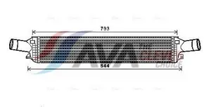 Intercooler AVA COOLING SYSTEMS AIA4319