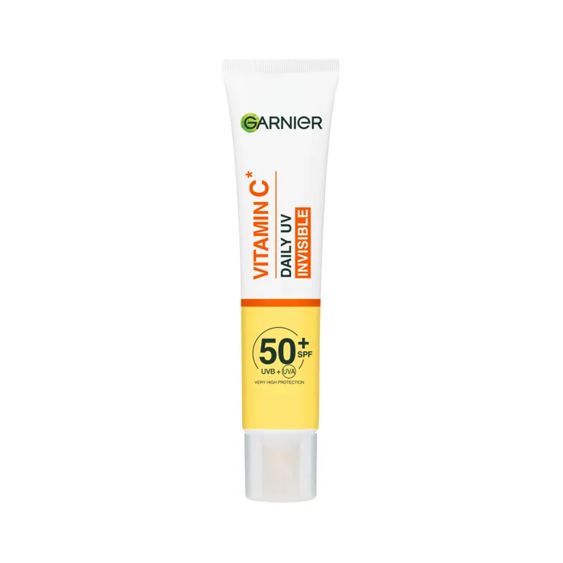 Garnier Vitamin C* Glow-Boosting Daily UV Fluid SPF50+ For Dull Skin Invisible 40 ml