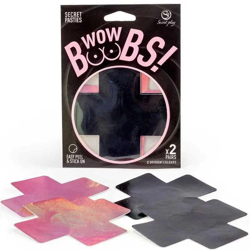 Nipple Covers Cross Shapped Holografic Nipple covers