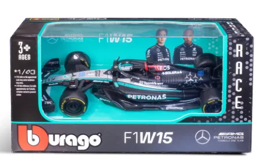 BBurago 1:43 Mercedes-AMG F1 W15 2024 George Russell