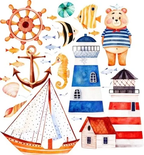 Väggdekal – Havet tema