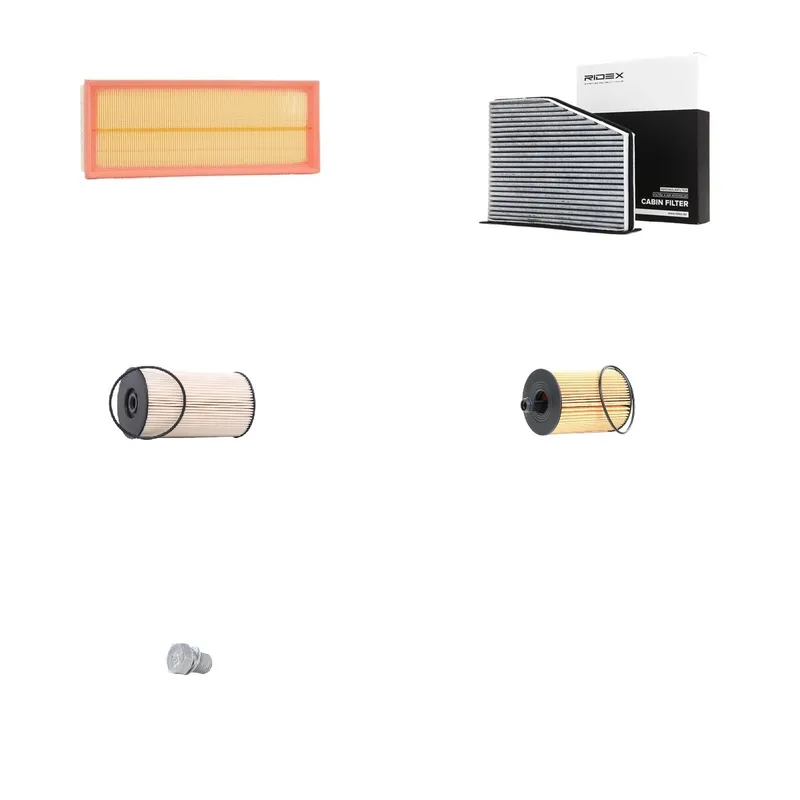 Filtersats RIDEX 4055F14644