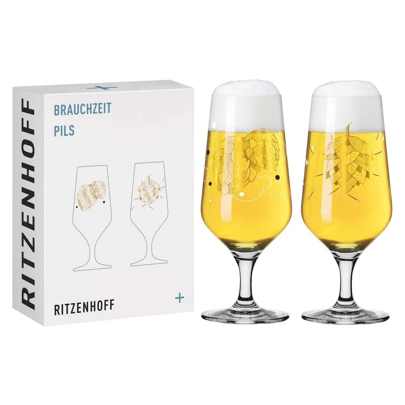 Brauchzeit Ölglas Pils 2-p NO: 1& 2