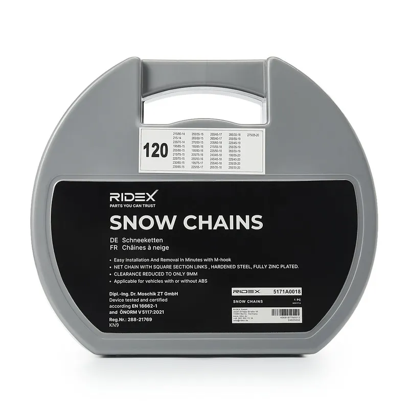 Snökedjor RIDEX 5171A0018
