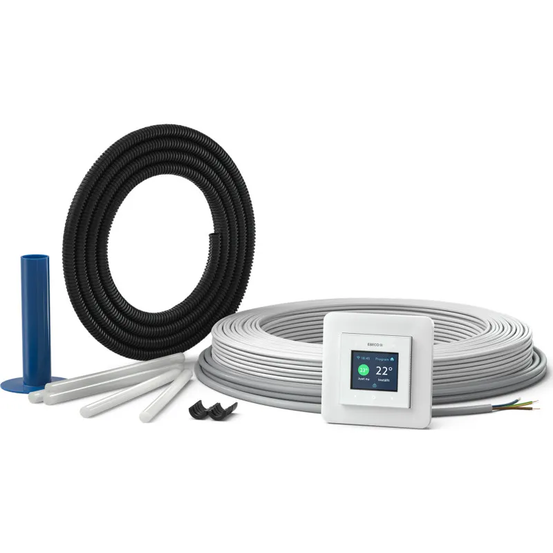 Ebeco Cable Kit 500 Golvvärmekit med värmekabel och termostat 58 m, 650 W