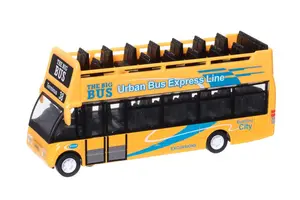 Grön leksaksbuss 14 cm