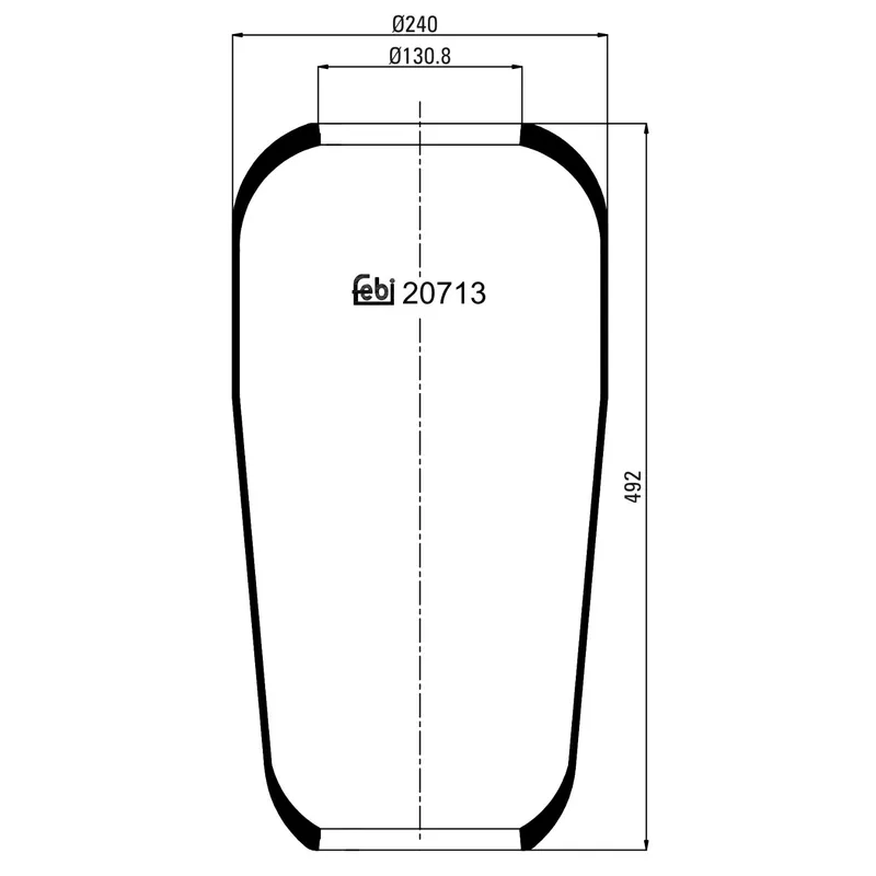 Luftbälg FEBI BILSTEIN 20713