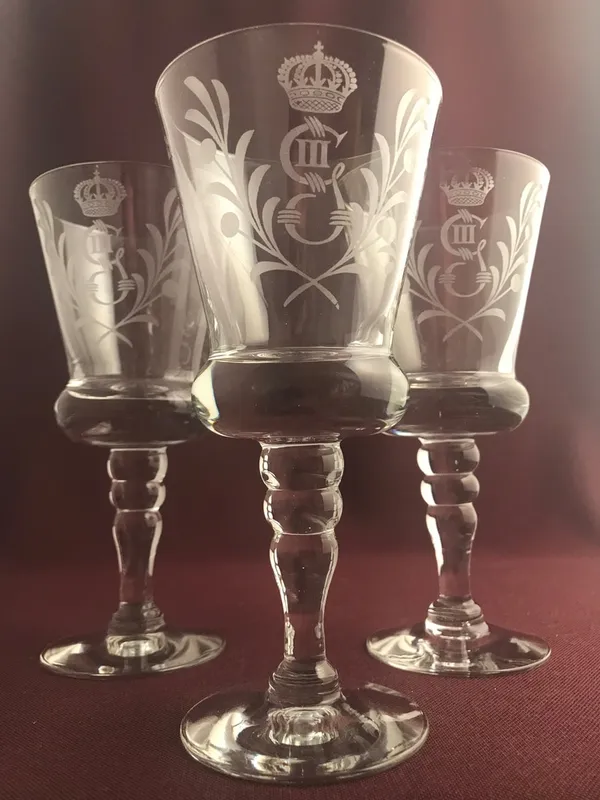 Reijmyre – Gustav III – 3st Öl vin glas