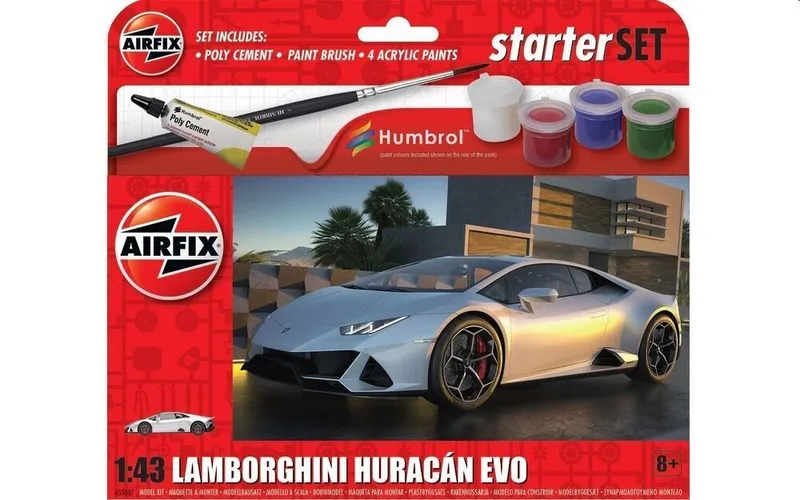 Airfix Starter Set Lamborghini Huracan EVO 1:43 A55007 – Airfix – Leksaksaffären