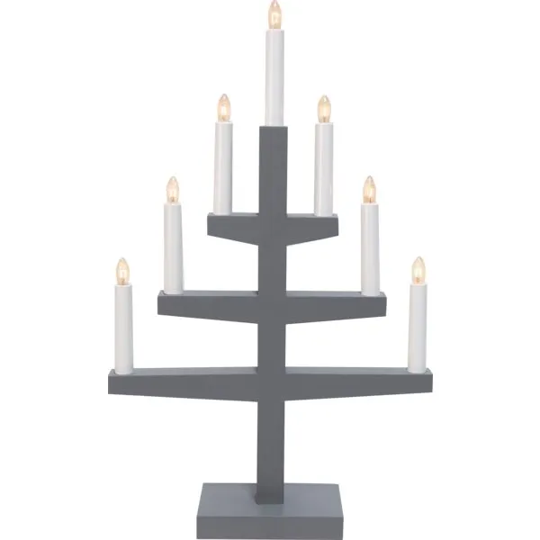 Ljusstake Trapp Grå 34x54x9cm