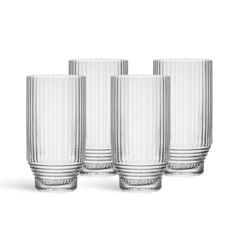 Kosta Boda Pavilion Highballglas Klar, 30 cl, 4-pack