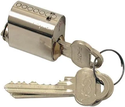 ASSA 701 Låscylinder LL3 Förnicklad
