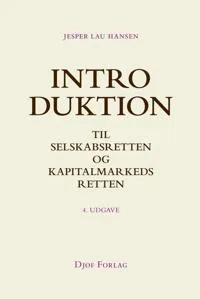Introduktion til selskabsretten og kapitalmarkedsretten