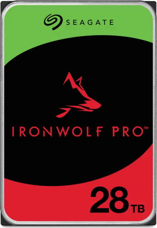 Seagate IronWolf Pro - 28 TB - Hårddisk - ST28000NT000 - SATA-600 - 3,5″