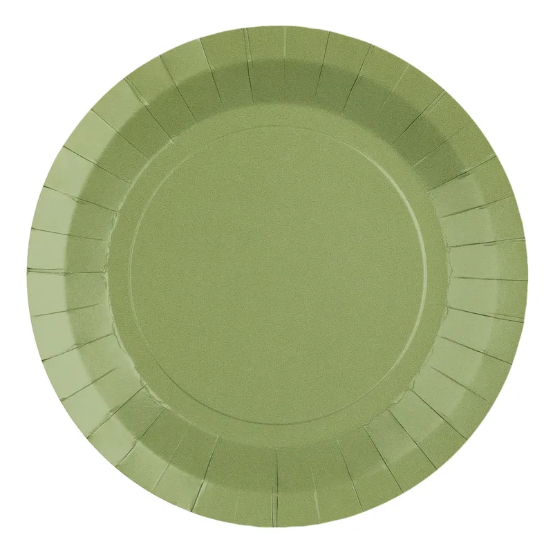Pappersassietter Olive – 10-pack