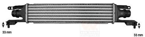 Intercooler VAN WEZEL 37004421