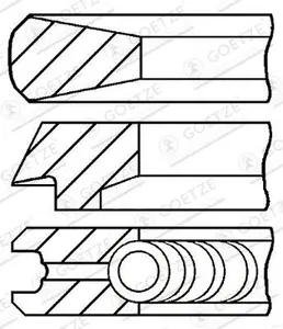 Kolvringsats GOETZE ENGINE 08-428000-00