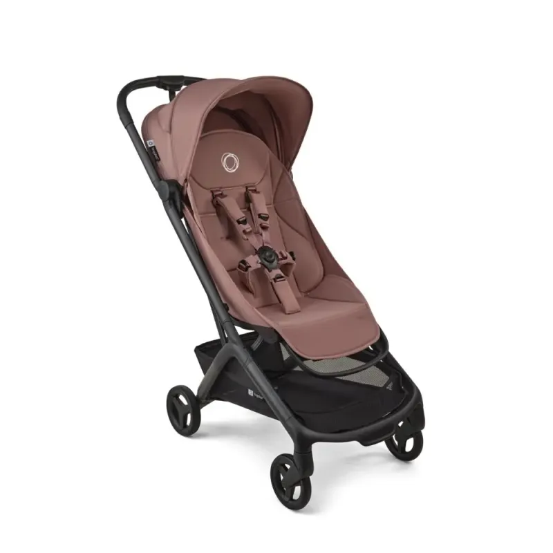 Bugaboo Butterfly 2 Resevagn - Black/Dusty Pink