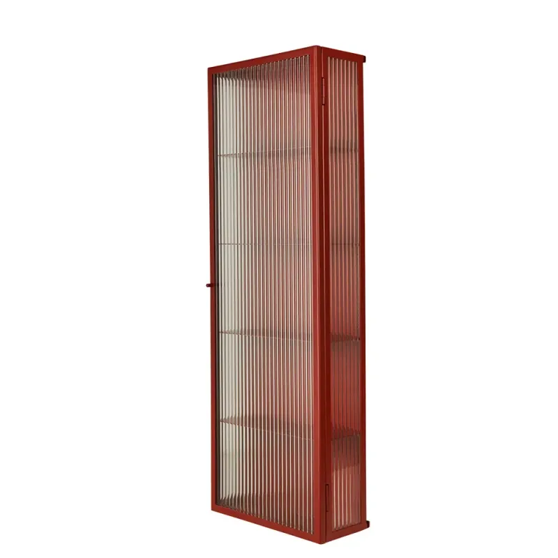 Ferm Living, Badrumsskåp Haze Tall Oxide Red