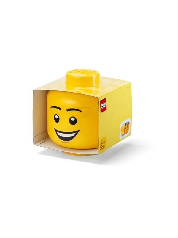 LEGO® Storage Förvaringslåda - Stor - Huvud - 27 cm - Pojke