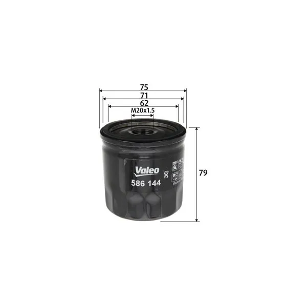 Oljefilter VALEO 586144