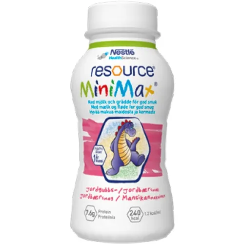 Resource MiniMax - 2x200ml jordgubb - 2 st