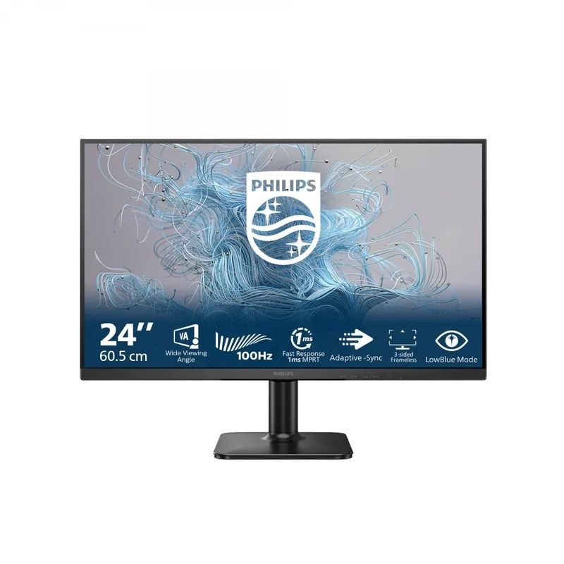 PC-skärm - Philips - 24E2N1100LB - 24 FHD - VA - 1ms - 100Hz - Adaptiv synk