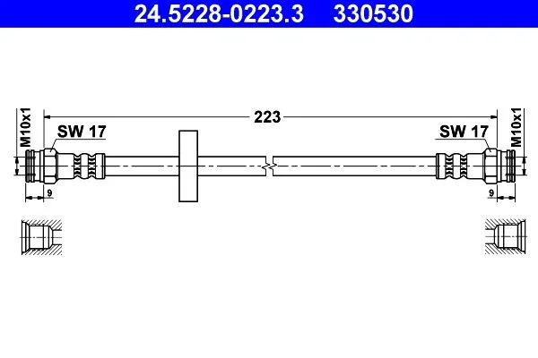 Bromsslang ATE 24.5228-0223.3