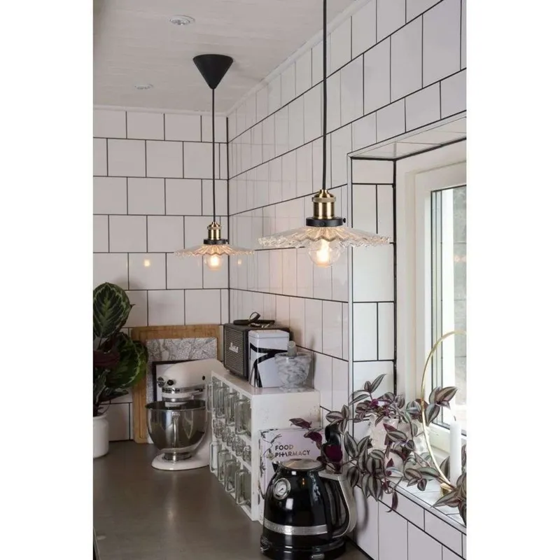 Cobbler 25 pendellampa Clear – Globen Lighting – Vardagsrum – Vintage / retro – Metall – Med en ljuskälla