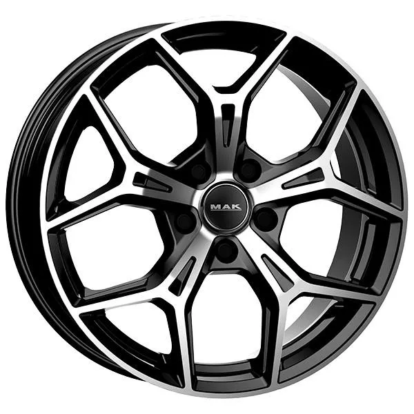 MAK Epica Black Machined Face - 8/19 5/112 ET40 B76
