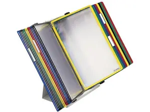 Tarifold bordsdisplay A4 30 fickor blandade färger