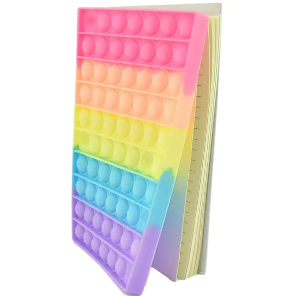 Anteckningsbok A5 Pop It Rainbow