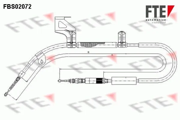 Handbromsvajer FTE 9250073