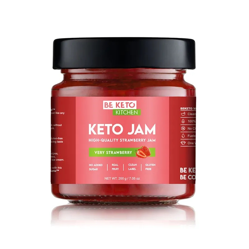 BeKeto KETO Jam, Very Strawberry, 200 g