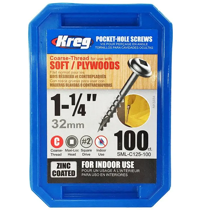 Kreg SML-C125-100 Skruv 32 mm 100-pack