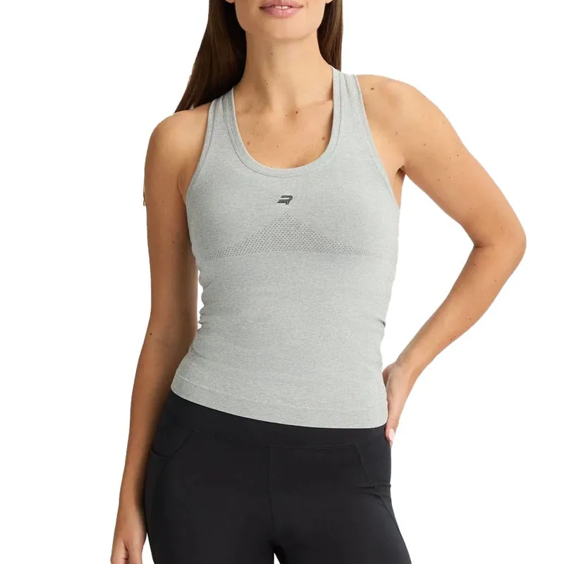Röhnisch Seamless Flex Tank träningslinne (dam) - Grey Melange, XL