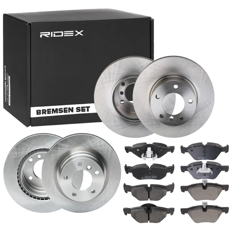 Bromssats, skivbroms RIDEX 3405B1718