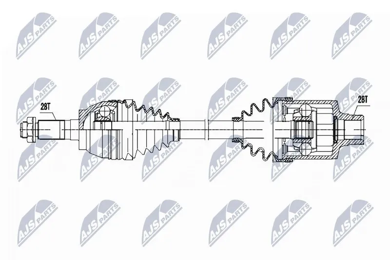 Drivaxel NTY NPW-MZ-052