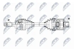 Drivaxel NTY NPW-MZ-052