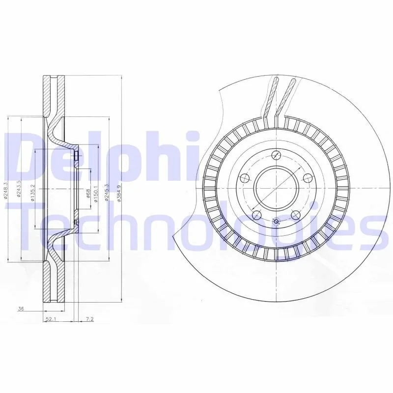 Stötdämpare DELPHI V20555413