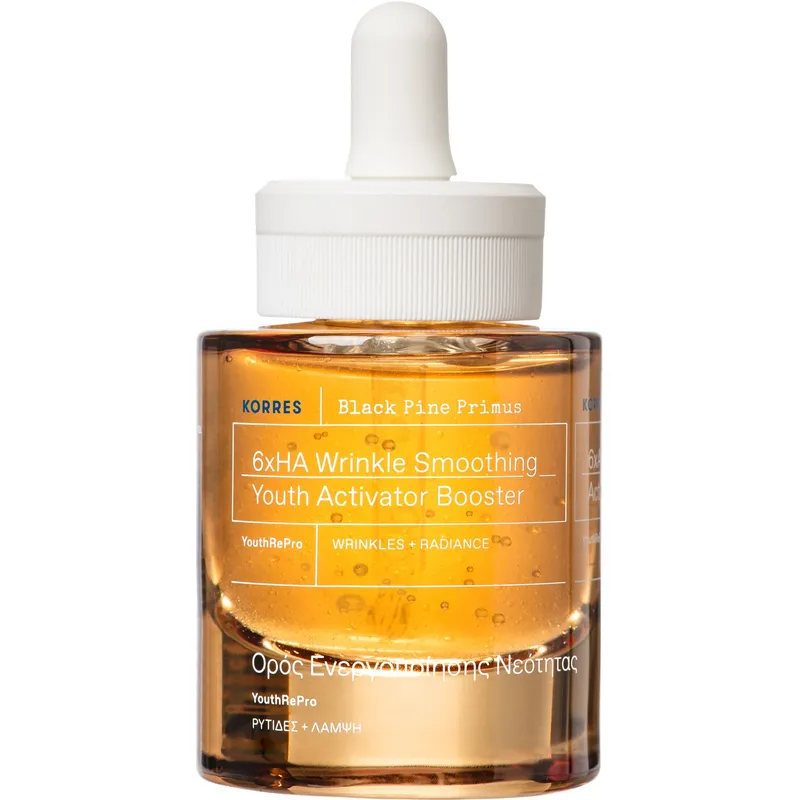 KORRES Black Pine Primus 6xHA Wrinkle Smoothing Youth Activator Booster Serum 30 ml