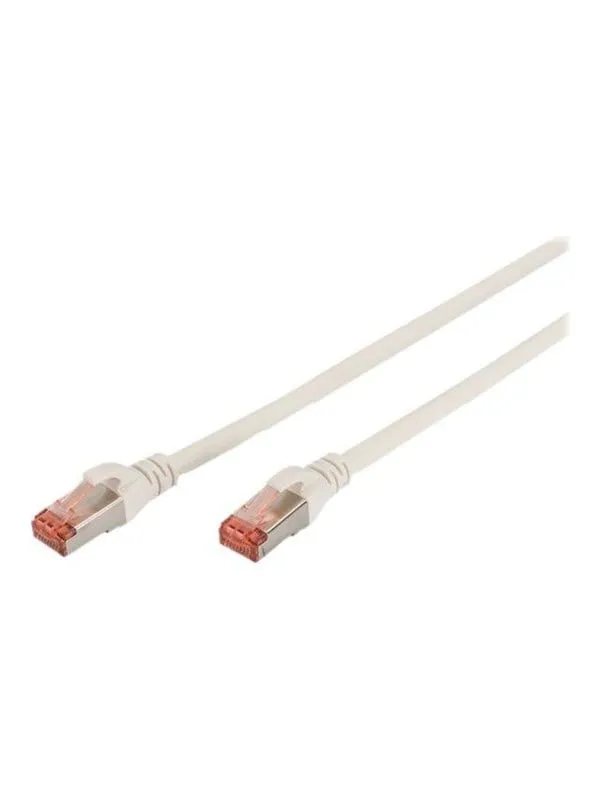 DIGITUS Professional patch cable - 50 cm - white - Vit - 0.5m