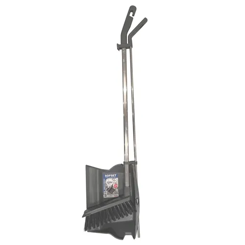 Sopset komplett plast - 75cm grå lättviktsmodell