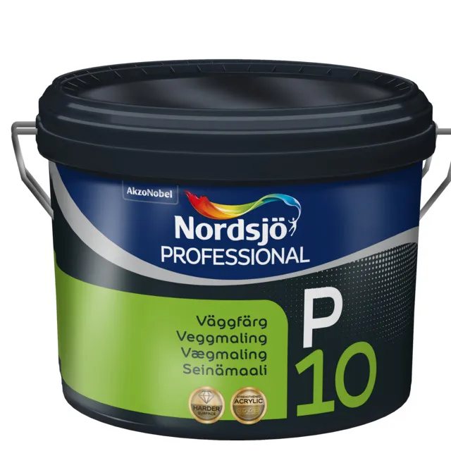 VÄGGFÄRG PRO P10 BW 10L NORDSJÖ | Beijerbygg Byggmaterial