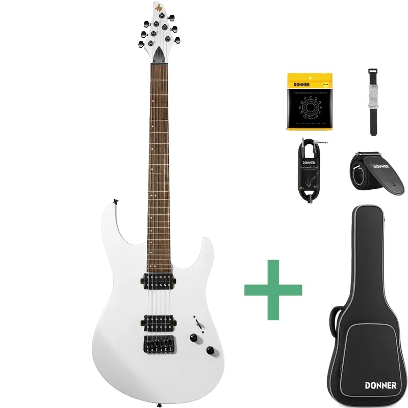 Donner DMT-100 W elgitarr vit