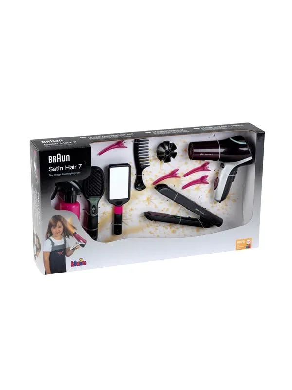 Braun Hårstylingset - Svart/Rosa KL5873