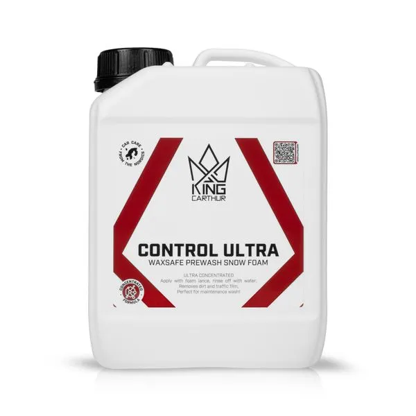 Förtvättsmedel KING CARTHUR Control Ultra - Skummande / Vaxsäkert, 2500 ml