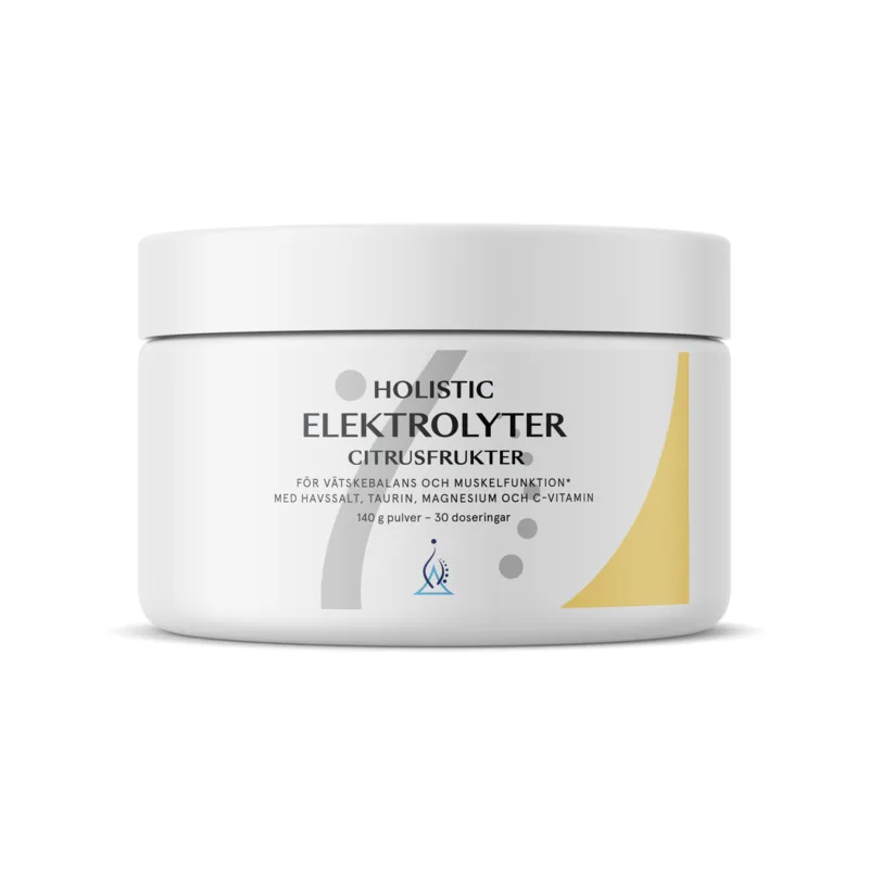 Holistic Elektrolyter, Citrusfrukter, 140 g