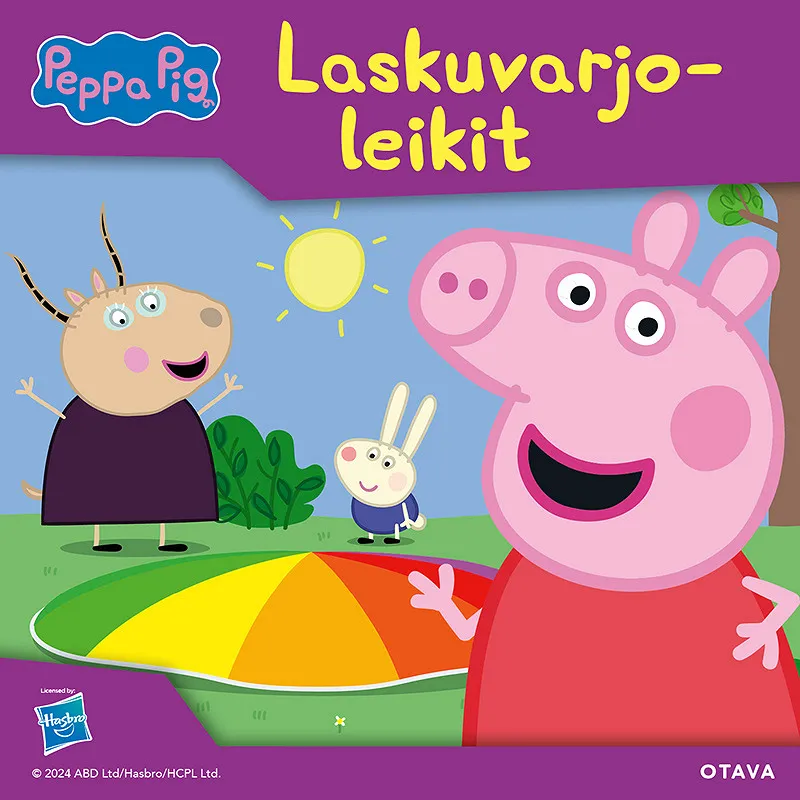 Pipsa Possu – Laskuvarjoleikit, Ljudbok