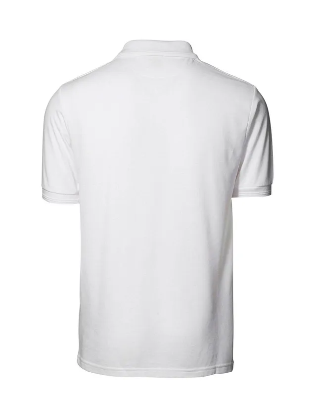 ID Klassisk Polo m. Ficka Vit (#6854)
